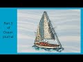 How to create dimension to a stamped sailboat  and how to use your printer to print on tracing paper