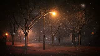 Winter Wonderland: 4K Snowfall Serenity | #1 | Snow Particles with enchanting music