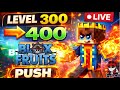🔴 Roblox Blox Fruits LIVE 🔥 Level 300 to 400 FAST XP | Gaming Rambo