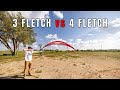 3 fletch vs 4 fletch  which one is better