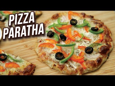 Pizza Paratha Recipe – How To Make Veg Cheese Pizza Paratha – Easy Snack Recipe – Ruchi