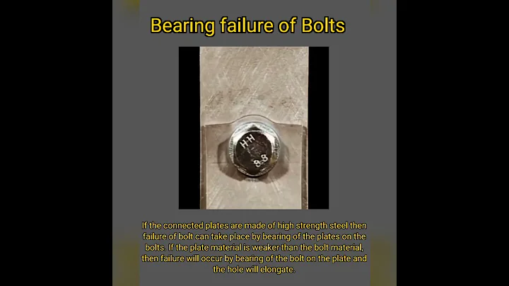 Howshearing and bearing failure occur in bolt/civilengineeringtechnology/civilengineeringdiscoveries