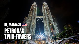 🇲🇾 [4K] Petronas Twin Towers: The Crown Jewel of Kuala Lumpur, Malaysia | Walking Tour 2023