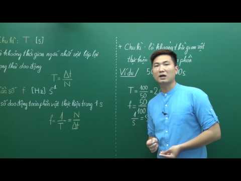 Dao động điều hòa - Đặc trưng trong dao động điều hòa - Lớp 12 - Thầy Trần Đức - PEN-C 2018