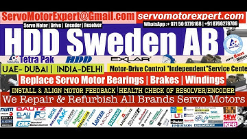 How to install HDD Sweden Encoder Align Resolver Angle Adjust Servo Motor Drive data Parameters