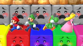 Mario Party 10 MiniGames - Mario Vs Peach Vs Yoshi Vs Luigi (Master Difficulty)