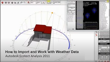 How to Import and Work with Weather Data in Autodesk Ecotect Analysis