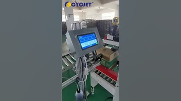 How to Print Expiry Date On Carton Box By CYCJET DOD Large Character Online Inkjet Coding Machine.