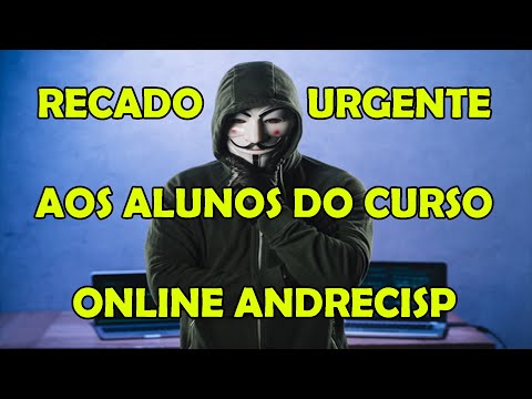 NOVOS DADOS DE ACESSO DO SEU CURSO ONLINE ANDRECISP