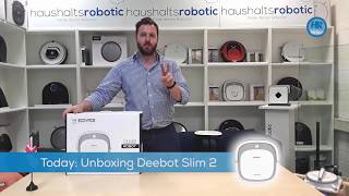 Amazing!!! Worlds flattest vacuum robot - Unboxing the deebot ecovacs Slim 2 with App