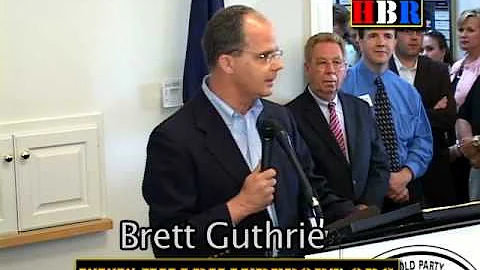 Brett Guthrie Kentucky GOP Unity Rally 05-22-2010