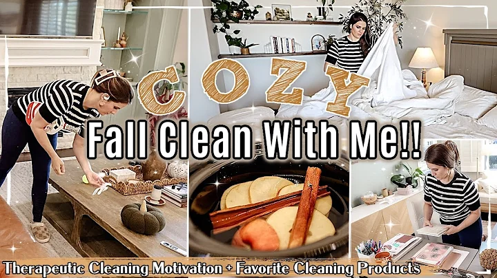 THERAPEUTIC FALL CLEAN WITH ME 2024 + Favorite Cleaning Products & Tools