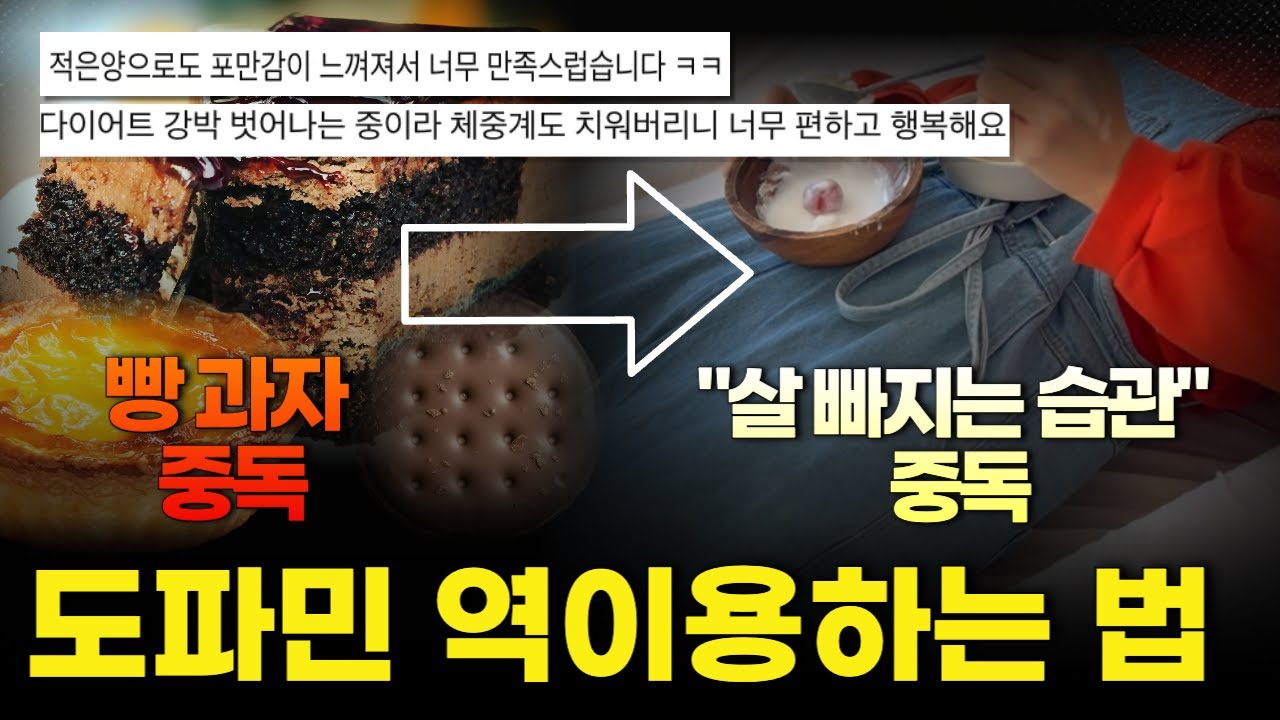 95%가 모르는 도파민 중독을 이용해서 저절로 살빠지는 습관 만드는 법