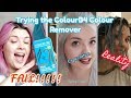 HAIR FAIL! ColourB4 Turns My Pink Hair BLUE! | Color Corrector Remover | Review