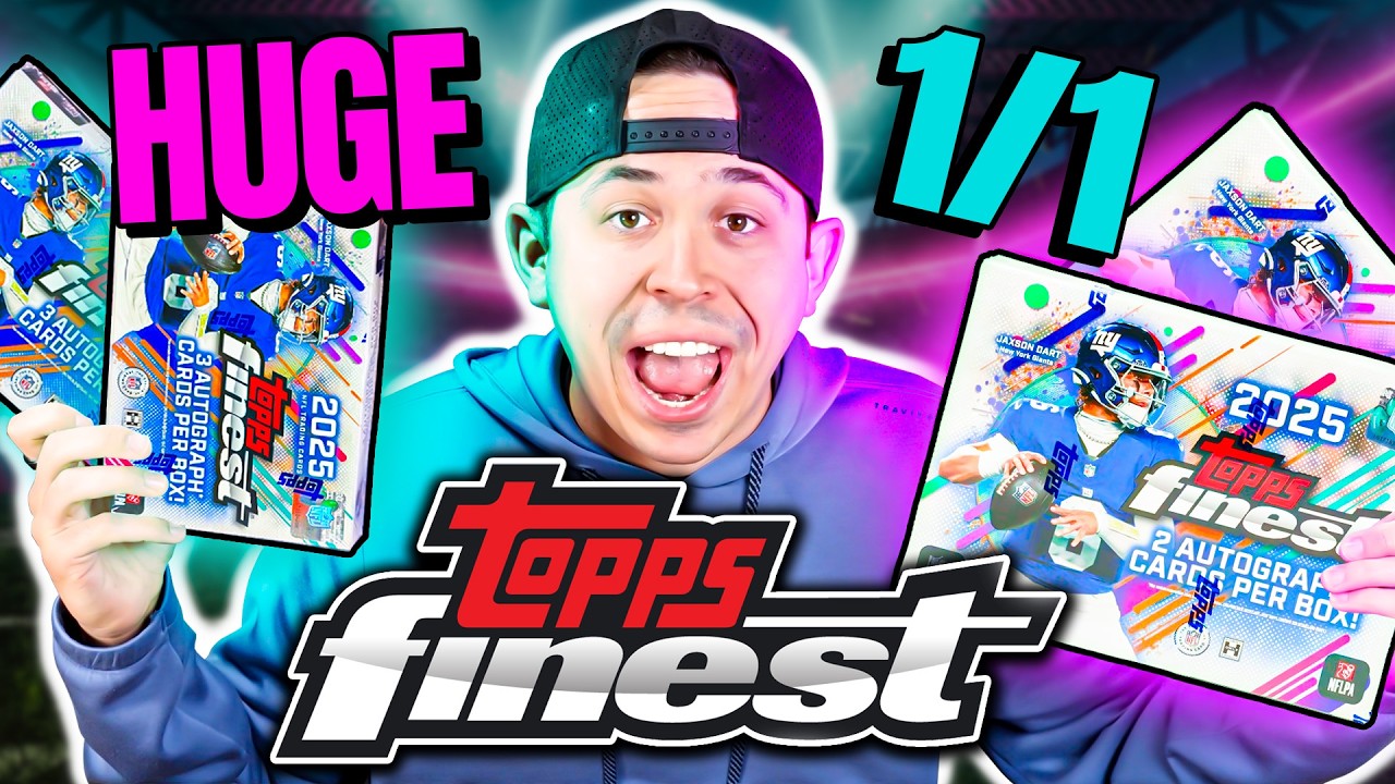 その他 TOPPS FINEST I Hit A 1/1 SUPERFRACTOR From TOPPS FINEST FOOTBALL On Release Day