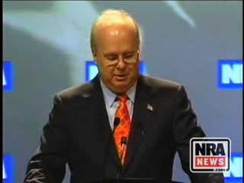 Remarks by Karl Rove at NRA's 137th Annual Mtgs (Pt .1)