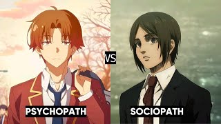 Sociopaths Vs Psychopaths In Anime The Difference You Never Noticed