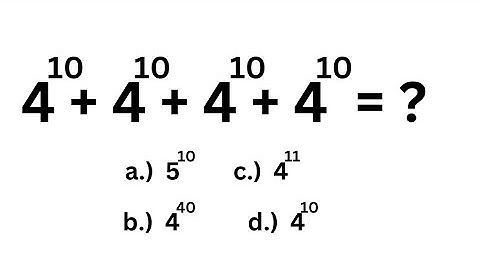 Beautiful Exponential Problem | Sum Of Powers
