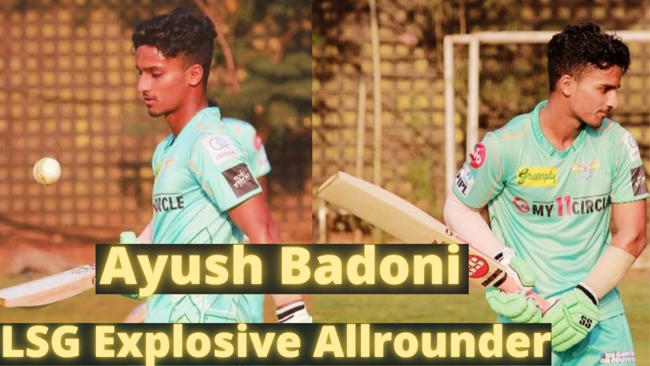 Ayush Badoni | Lucknow Supergiants Player | Batting | Bowling