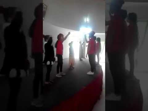 تداريب اطفال الجمعية على اداء اغنية صوت الحسن ينادي