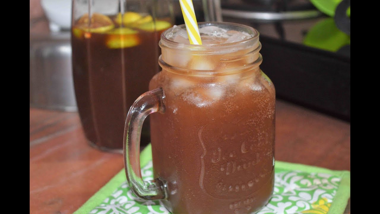 Iced Tea Soda iced tea How to make ice tea YouTube