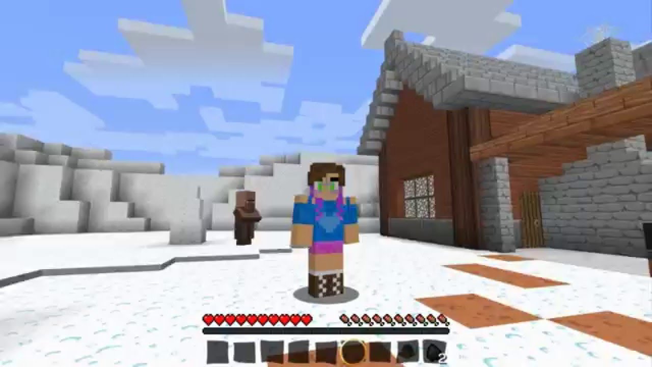 Frosty A minecraft Adventure map| FROSSSTTYY THE SNOWMANN!|