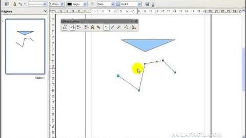 Línea - Convertir línea en Curva - Draw/Línea - Convertir línea en Curva/OpenOffice Draw/Aul...