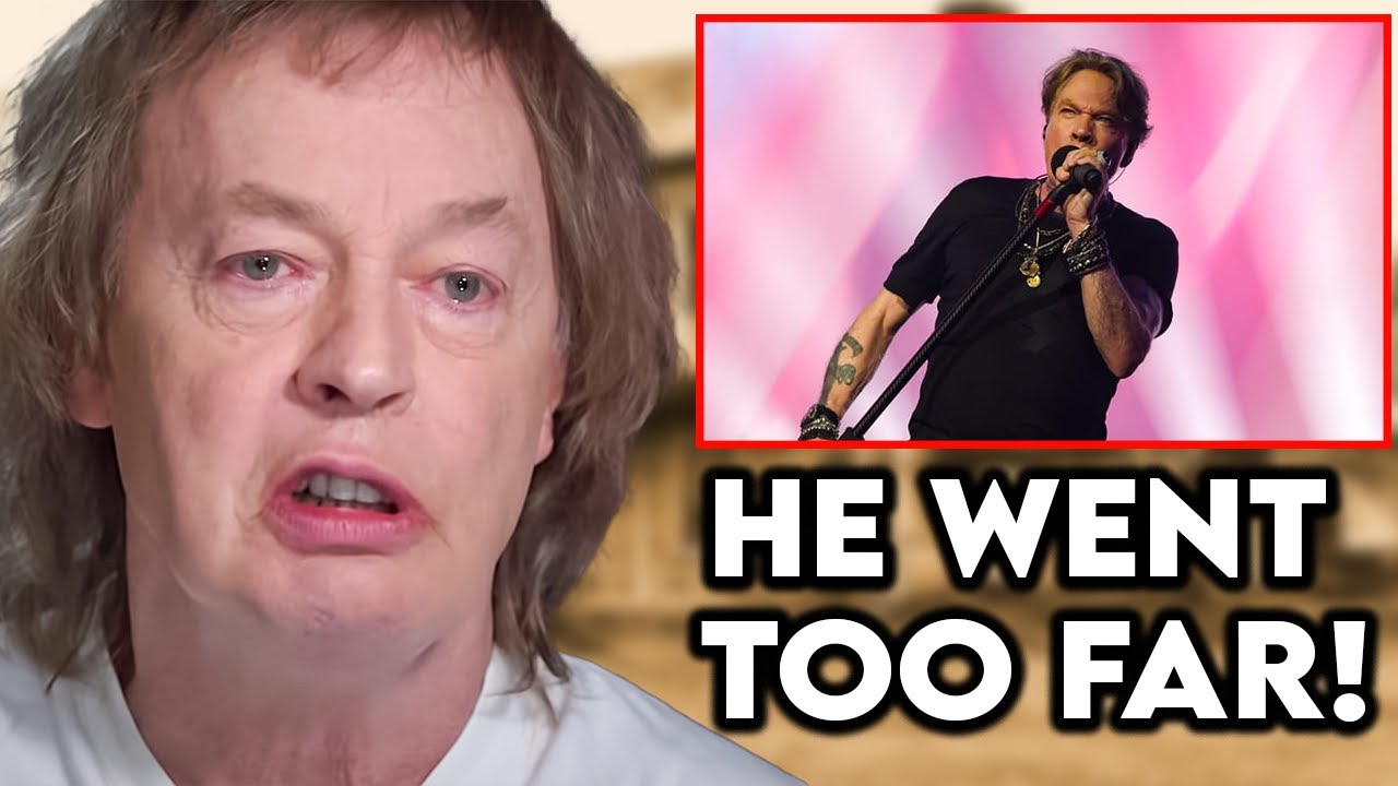 At 70, Angus Young DROPS A BOMBSHELL About Axl Rose!