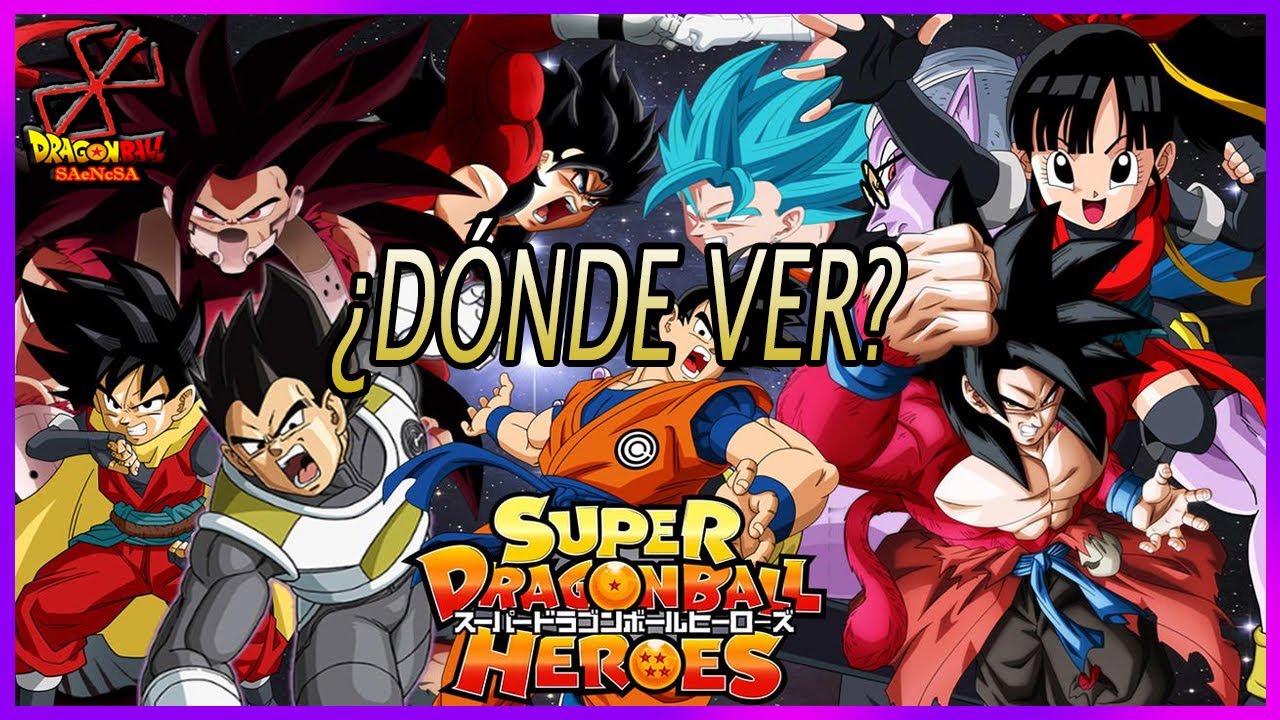 Donde se puede ver dragon ball heroes