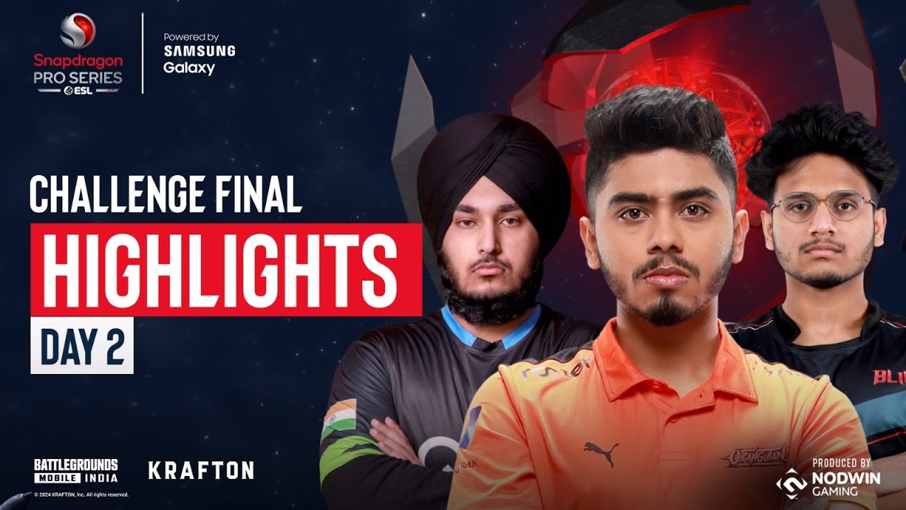 [HIGHLIGHTS] BGMI Snapdragon Pro Series Challenge Final Day 2🔥 - YouTube