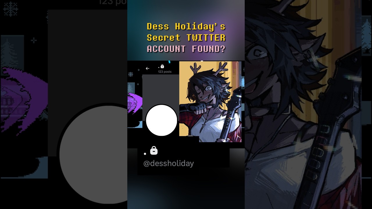 Deltarune Dess Holiday’s SECRET ACCOUNT?