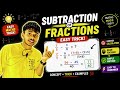 Subtraction of fractions | bhinn ka ghataw | how to solve fractions | Titulus Basic Math |
