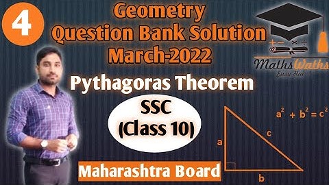 SSC 2025 Maths Question Bank Solution || Geometry || Pythagoras Theorem Part 4 || By Tabrez Sir