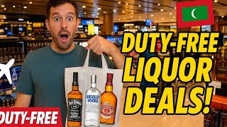 ✈️ Male Airport Duty-Free Liquor Vlog | What to Buy Before You Fly! 🍾🥃