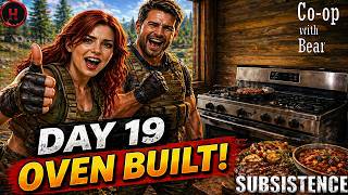 Day 19 HUGE UPGRADE in Subsistence 😱 | We Finally Built an OVEN!