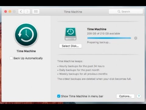 How to Fix Time Machine When Stuck on “Preparing Backup” in macOS X