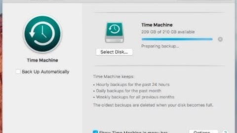 How to Fix Time Machine When Stuck on “Preparing Backup” in macOS X