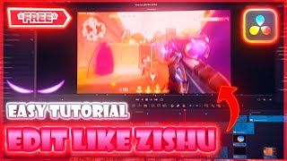 How to Edit a *FIRE🔥* Valorant Montage Like Zishu on Davinci Resolve!!! screenshot 4