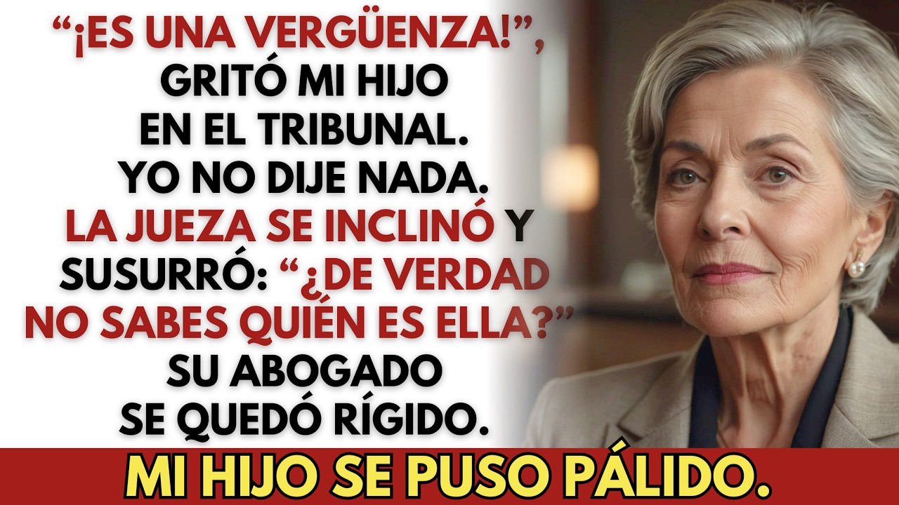 En el tribunal, mi hijo gritó: “Ella es una vergüenza”—y entonces la jueza se inclinó y preguntó…