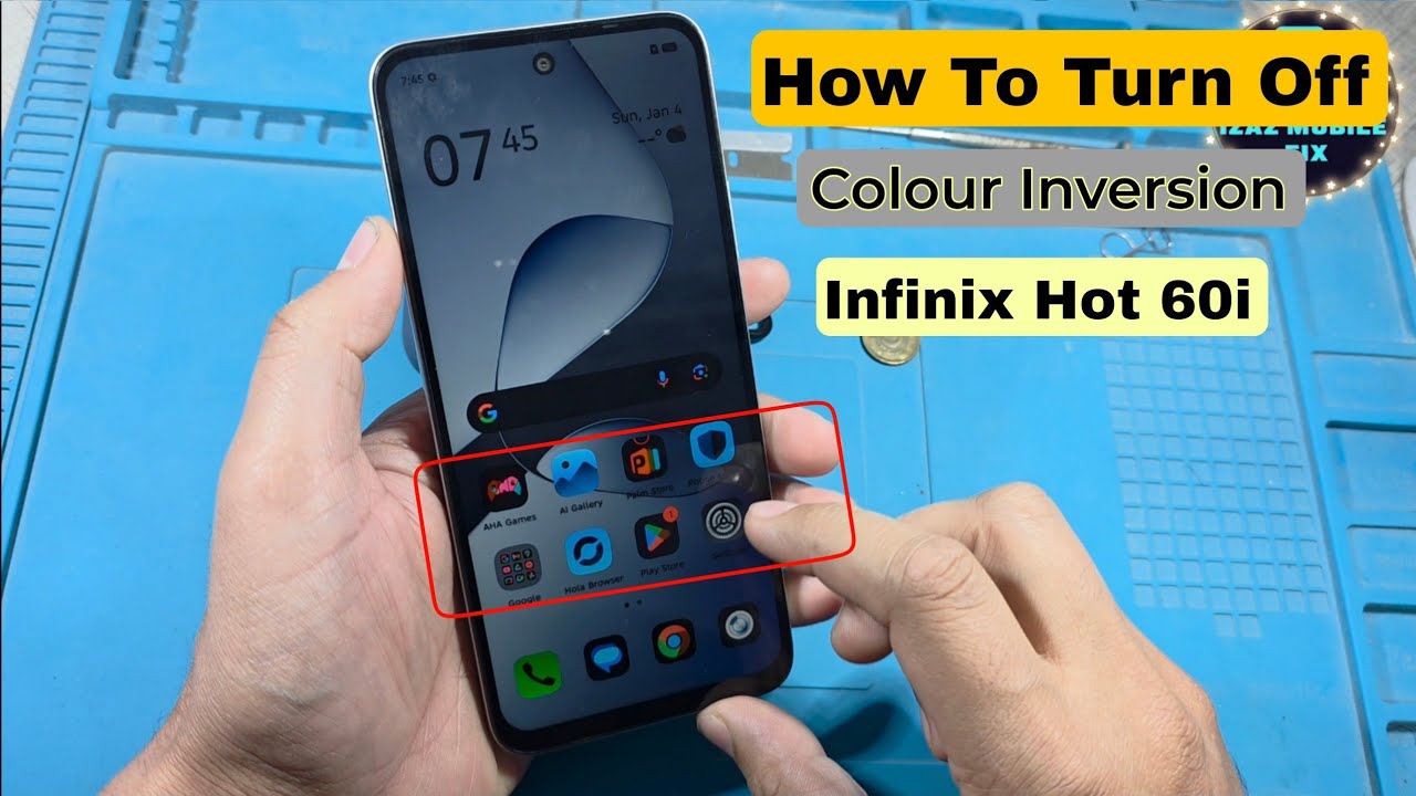 How to Turn Off Colour Inversion in Infinix Hot 60i | Infinix Hot 60i color inversion off kaise kare