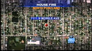 N. Portland recycling-bin fire injures tenant, firefighter