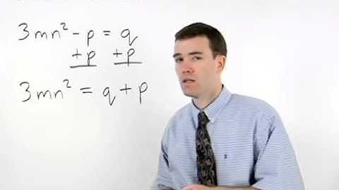 Literal Equations | MathHelp.com