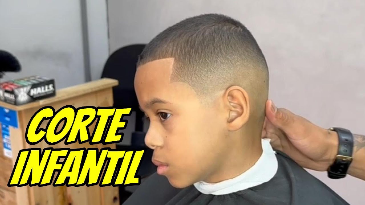 Corte Infantil com tecnica de degrade em camadas - YouTube
