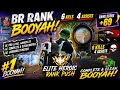 ELITE HEROIC OP Gameplay 😱 | 6 Kills + 4 Assists | Clean BOOYAH | Pro BR Rank Match Free Fire