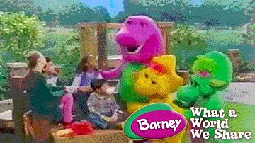 What a World We Share! | Barney 💜💚💛 | SUBSCRIBE