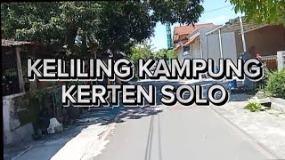 JALAN PERKAMPUNGAN KELURAHAN KERTEN KOTA SOLO