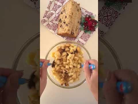 CRUMBLE DI PANETTONE E MELE