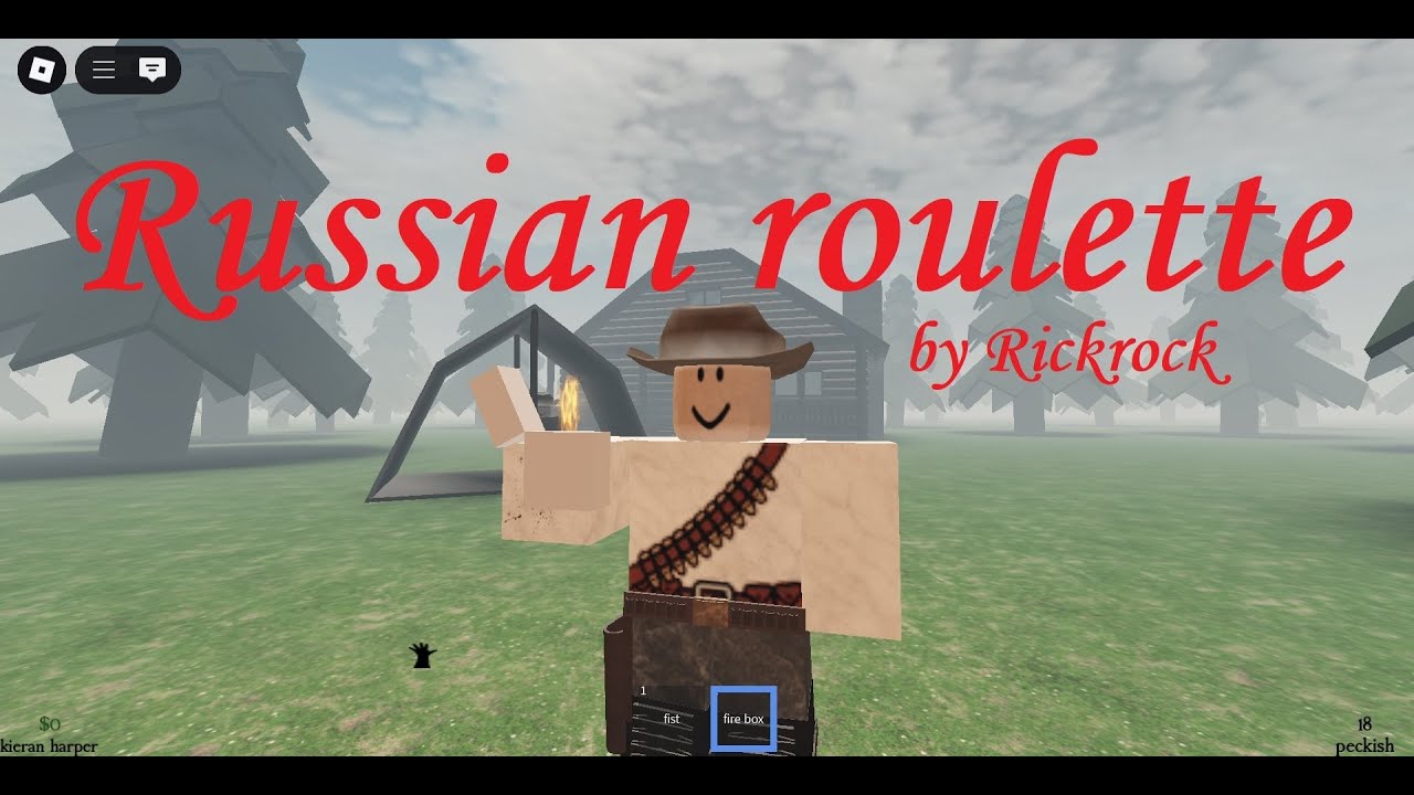Russian Roulette For Roblox Cowboy Game YouTube 