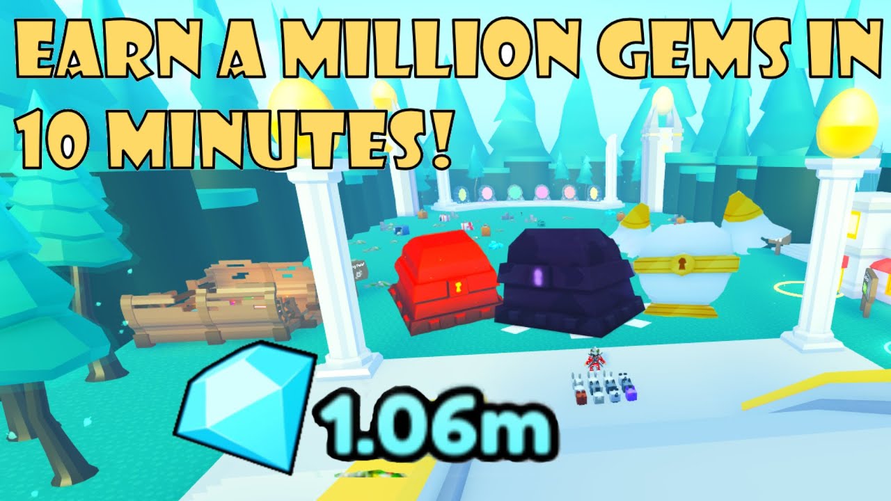 (PATCHED) HOW TO GET 1M GEMS IN 10MIN?!! - (Pet Sim X)