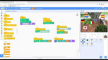 Scratch Translation Project 2 - with interactive flag sprites
